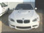08 BMW M3 with dyed film on it.